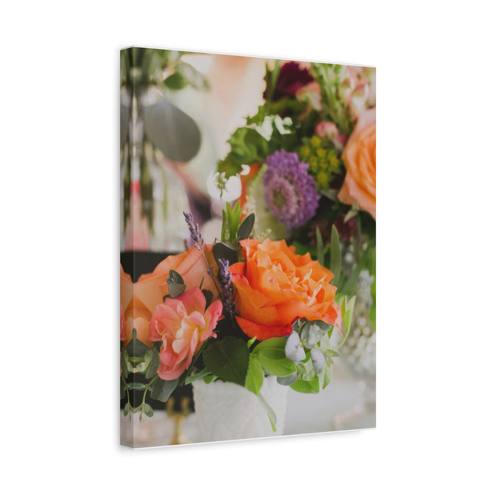 Vibrant Floral - Modern Oasis Sensory Design & Art Studio - Canvas