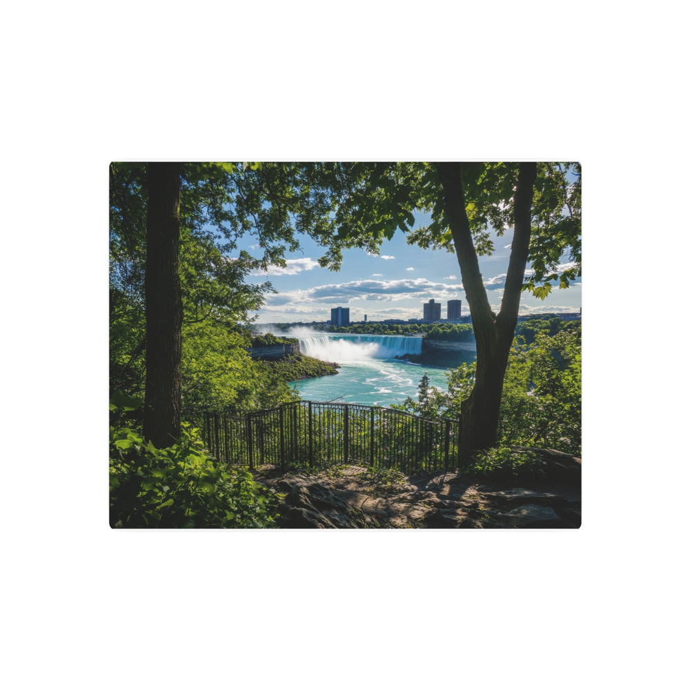 Waterfall Serenity Metal Art - Modern Oasis Sensory Design & Art Studio - Home Decor