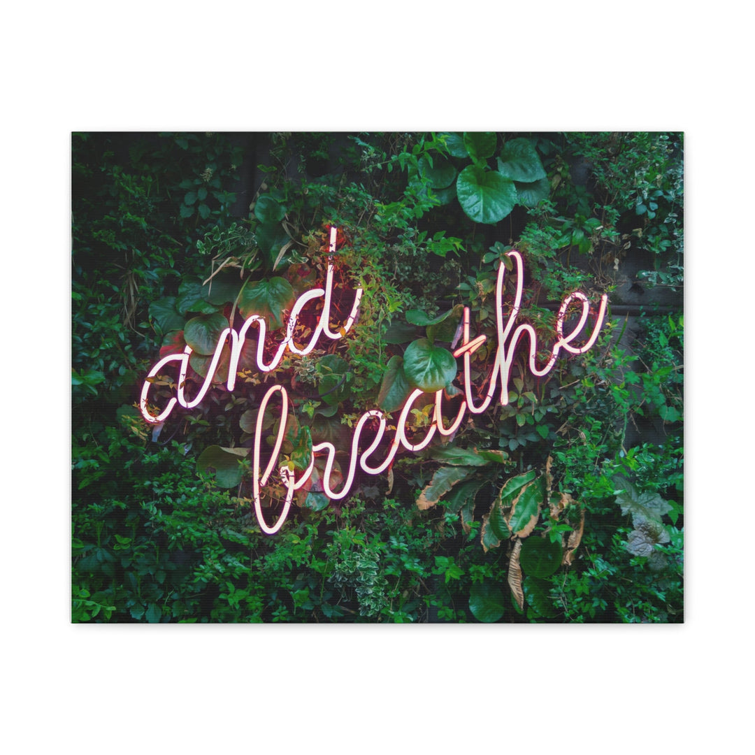 and Breathe - Modern Oasis Sensory Design & Art Studio - Canvas