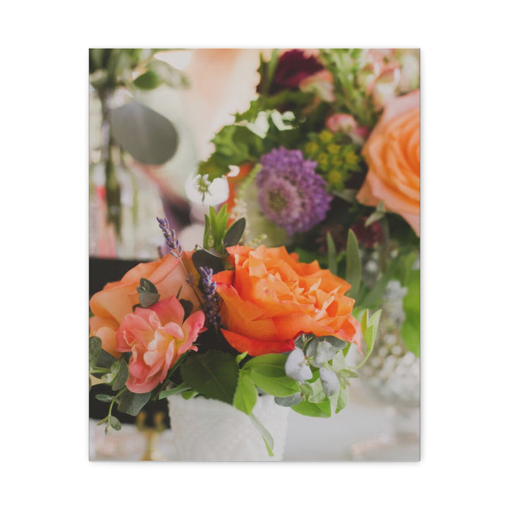 Vibrant Floral - Modern Oasis Sensory Design & Art Studio - Canvas