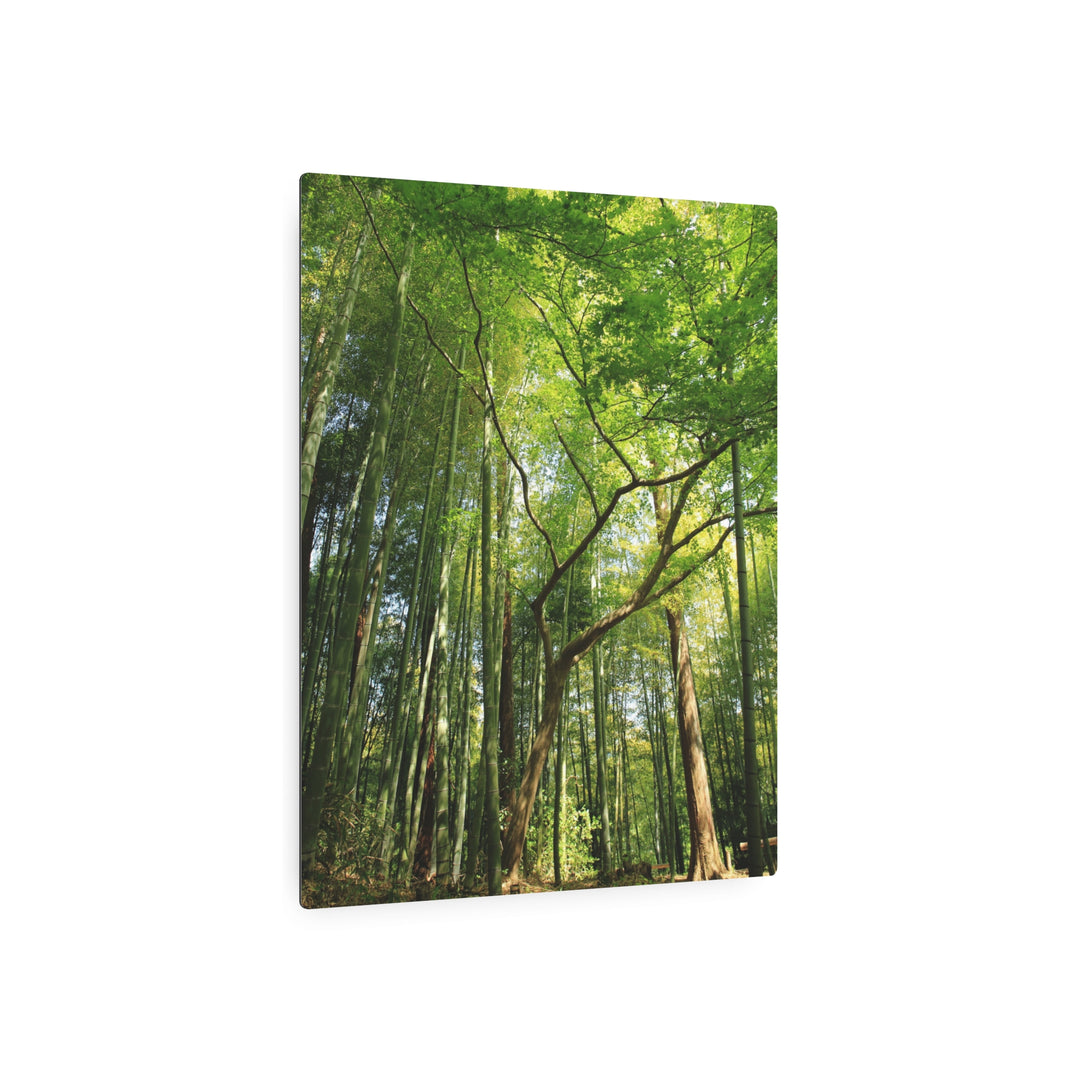 Green Bamboo Forest Metal Art - Modern Oasis Sensory Design & Art Studio - Home Decor