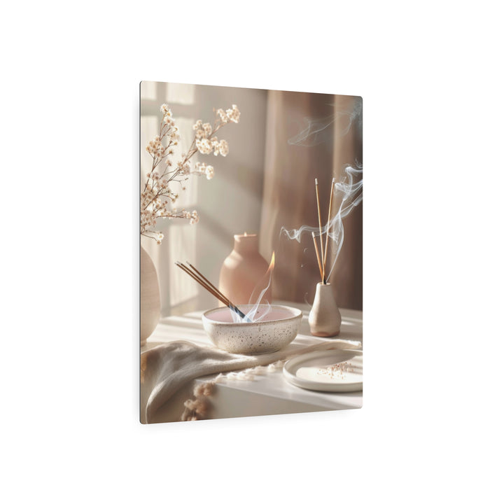Serene Aroma Metal Art - Modern Oasis Sensory Design & Art Studio - Home Decor