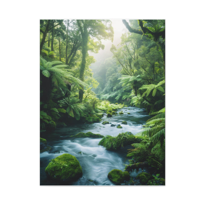 Serene River - Modern Oasis Sensory Design & Art Studio - Canvas