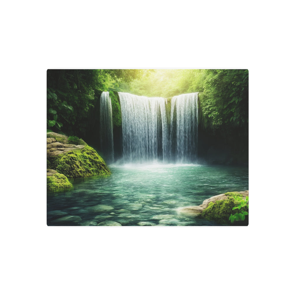 Tranquil Waterfall Metal Art - Modern Oasis Sensory Design & Art Studio - Home Decor