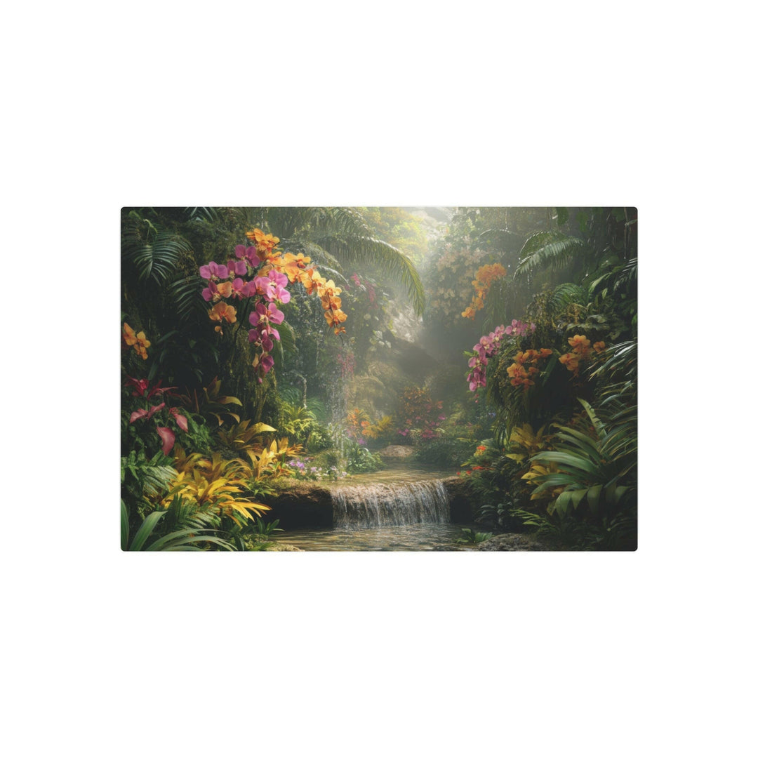 Serene Jungle Metal Art - Modern Oasis Sensory Design & Art Studio - Home Decor