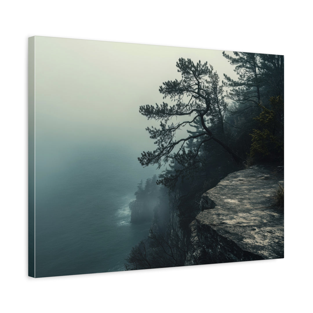 Misty Cliff - Modern Oasis Sensory Design & Art Studio - Canvas