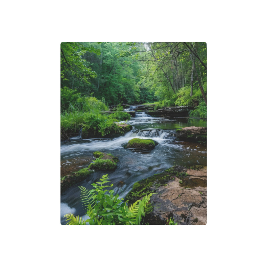 Nature River Scene Metal Art - Modern Oasis Sensory Design & Art Studio - Home Decor