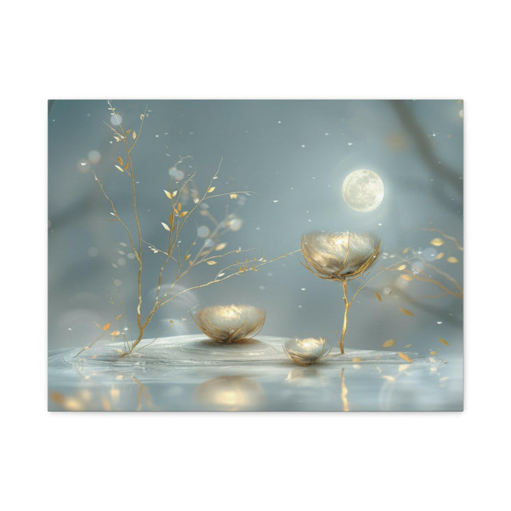 Serene Moonlit - Modern Oasis Sensory Design & Art Studio - Canvas