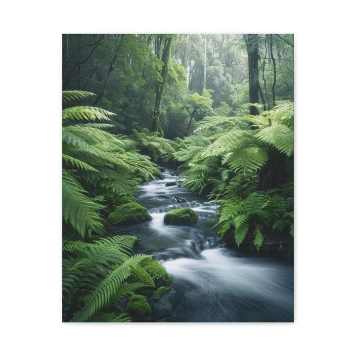 Serene Forest Nature - Modern Oasis Sensory Design & Art Studio - Canvas