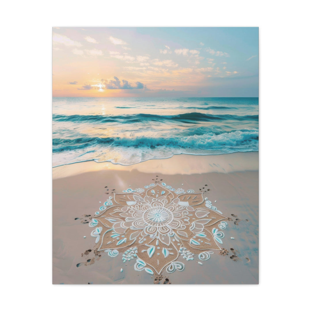 Beach Mandala - Modern Oasis Sensory Design & Art Studio - Canvas