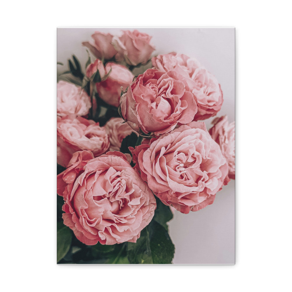 Pink Blooming Roses - Modern Oasis Sensory Design & Art Studio - Canvas