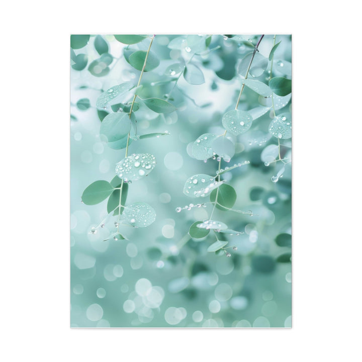 Serenity Leaves - Modern Oasis Sensory Design & Art Studio - Canvas