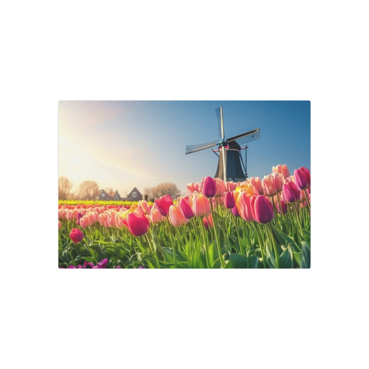 Vibrant Tulips Metal Art - Modern Oasis Sensory Design & Art Studio - Home Decor