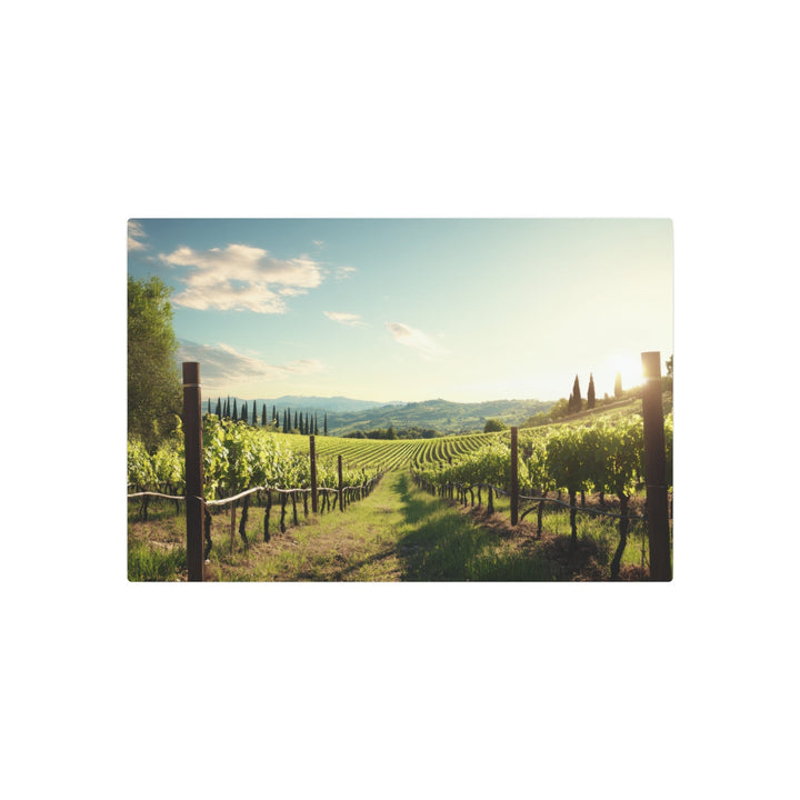 Scenic Vineyard Metal Art - Modern Oasis Sensory Design & Art Studio - Home Decor