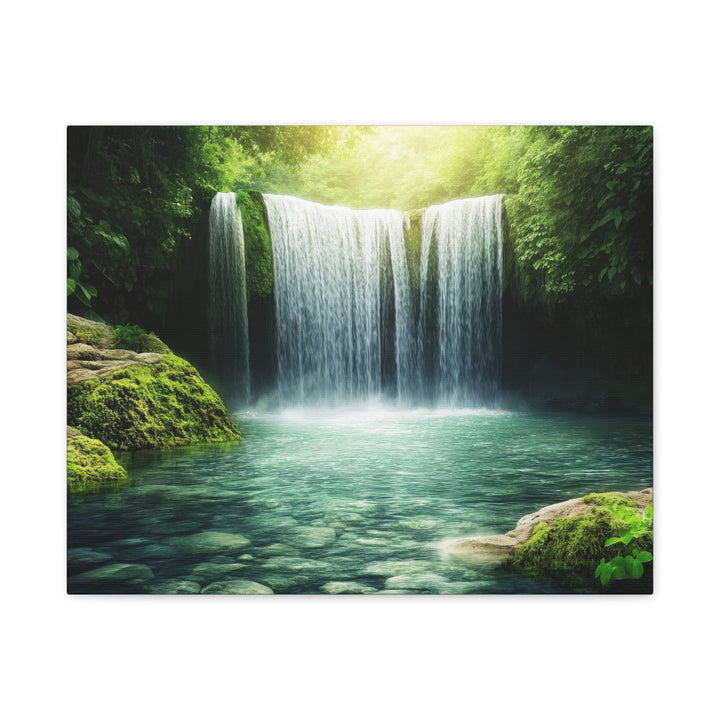 Tranquil Waterfall - Modern Oasis Sensory Design & Art Studio - Canvas