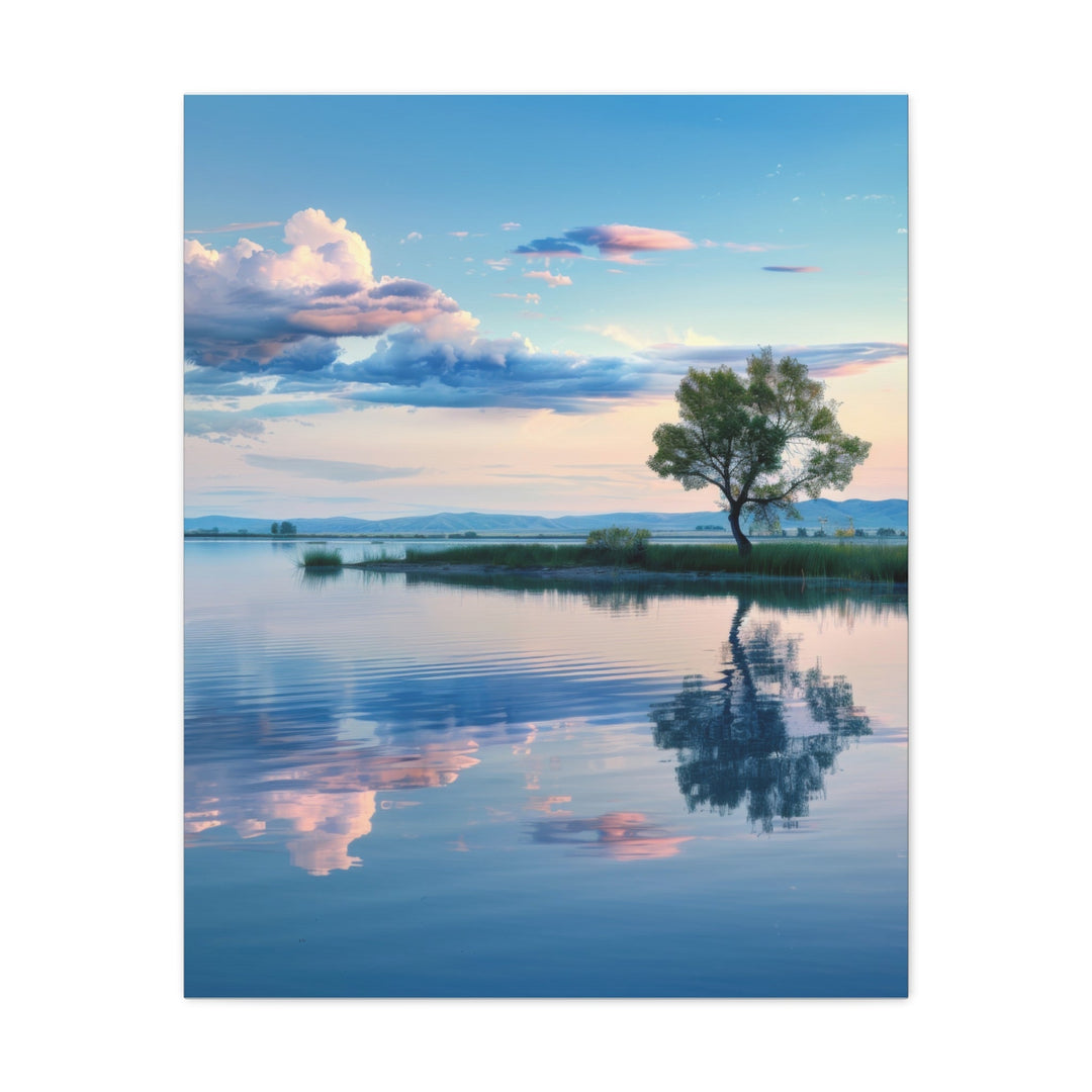 Serene Lagoon - Modern Oasis Sensory Design & Art Studio - Canvas