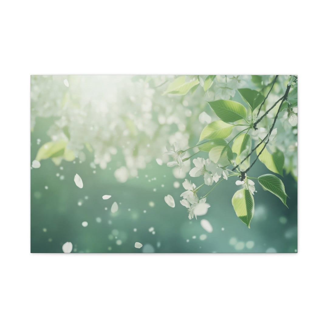 White Blossom - Modern Oasis Sensory Design & Art Studio - Canvas