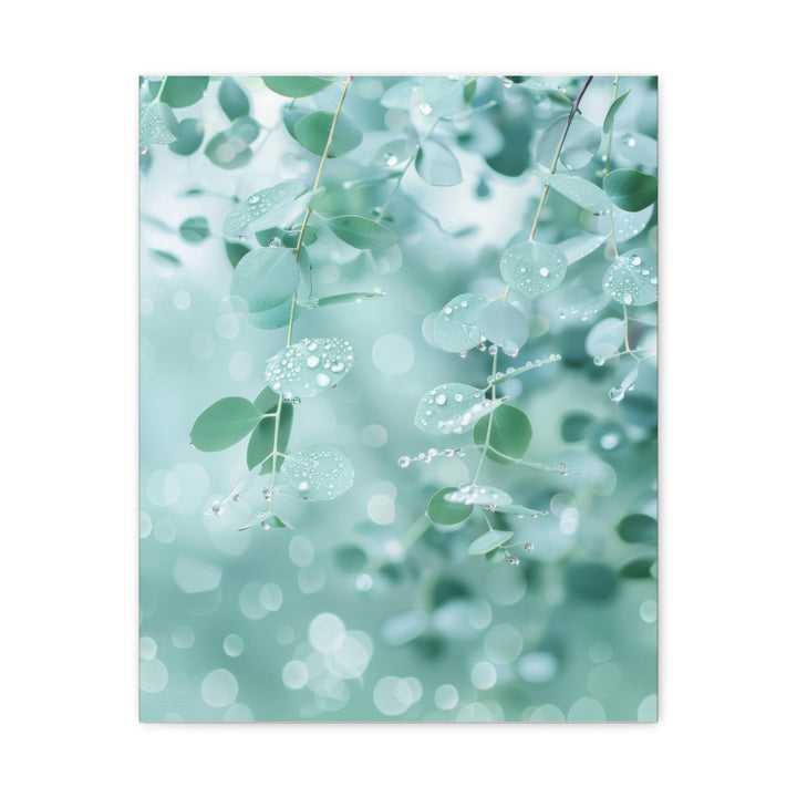 Serenity Leaves - Modern Oasis Sensory Design & Art Studio - Canvas