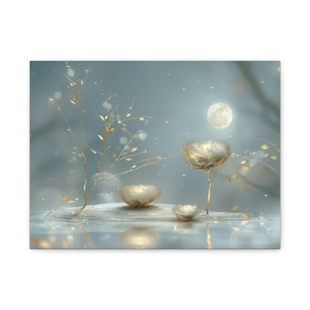Serene Moonlit - Modern Oasis Sensory Design & Art Studio - Canvas