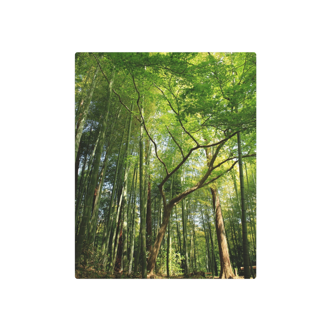 Green Bamboo Forest Metal Art - Modern Oasis Sensory Design & Art Studio - Home Decor
