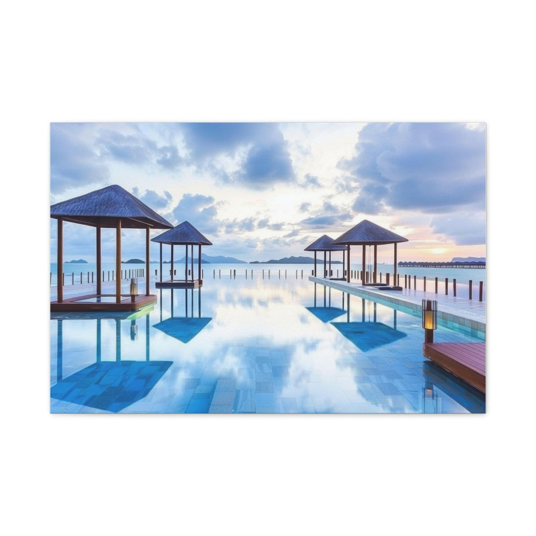 Tranquil Shoreline - Modern Oasis Sensory Design & Art Studio - Canvas