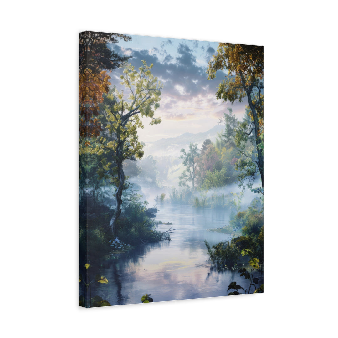 Serene Landscape Scene - Modern Oasis Sensory Design & Art Studio - Canvas