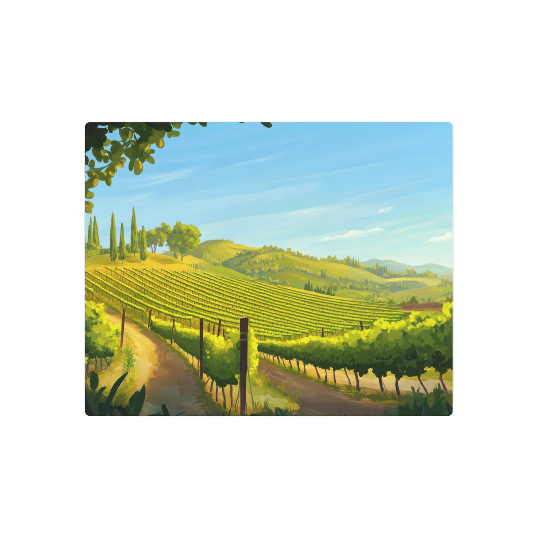 Vineyard Landscape Metal Art - Modern Oasis Sensory Design & Art Studio - Home Decor
