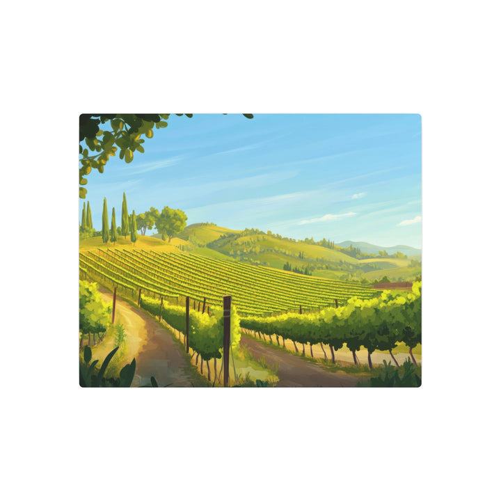 Vineyard Landscape Metal Art - Modern Oasis Sensory Design & Art Studio - Home Decor