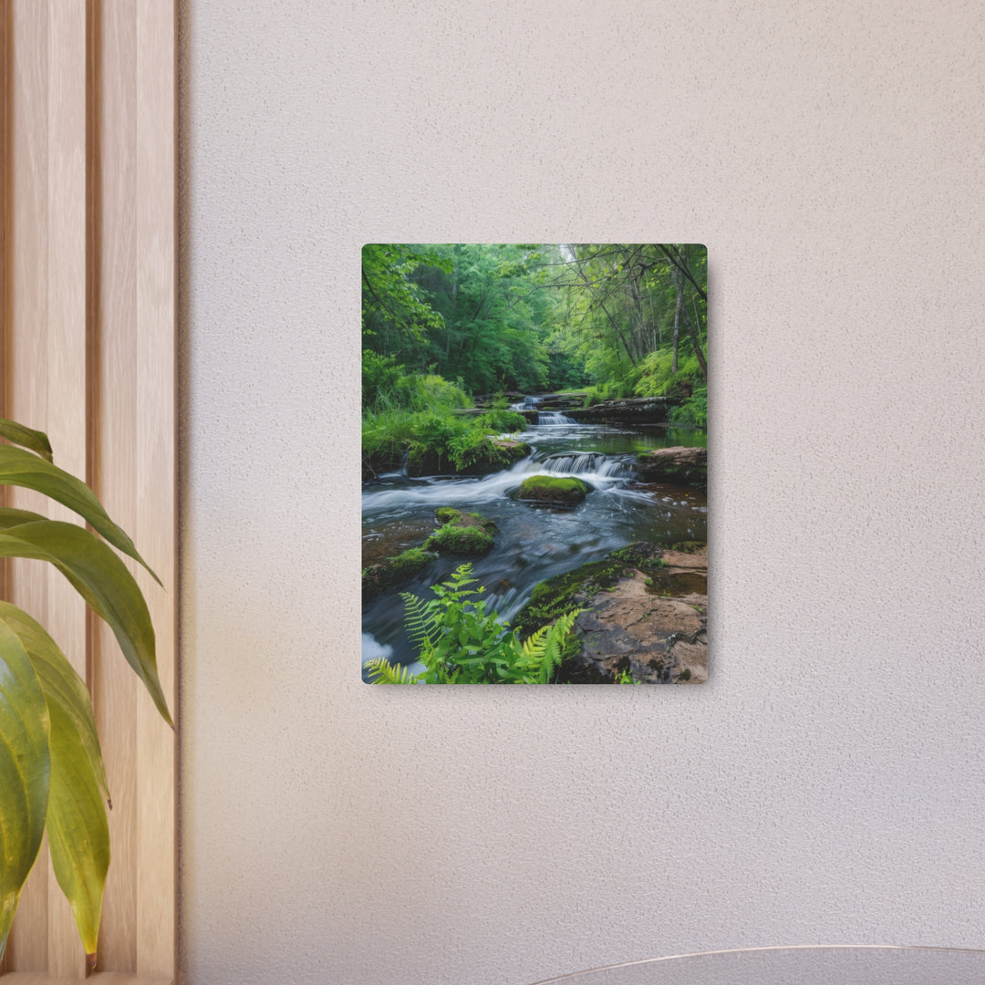 Nature River Scene Metal Art - Modern Oasis Sensory Design & Art Studio - Home Decor