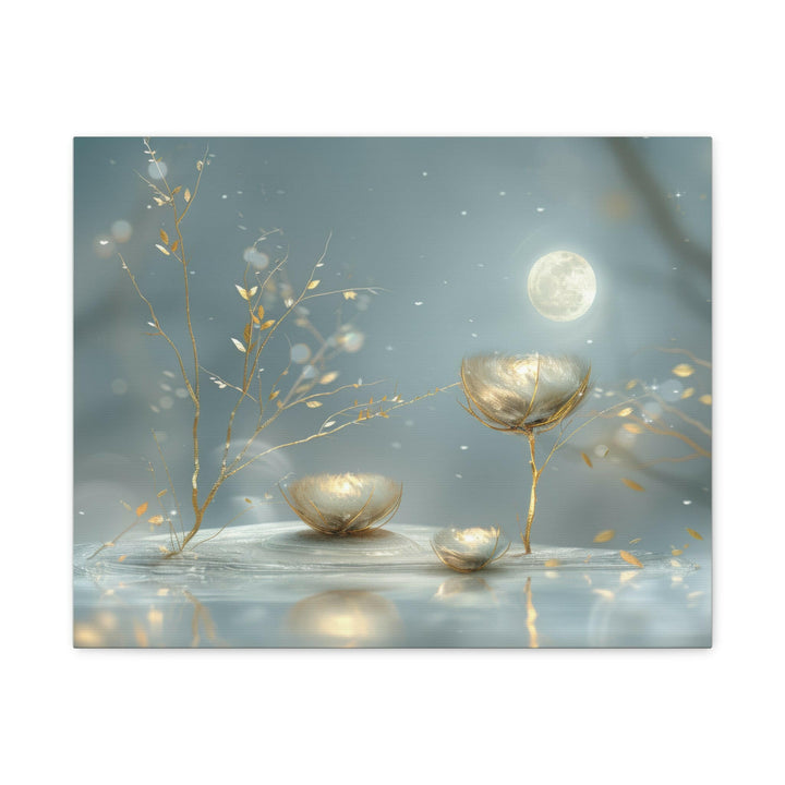 Serene Moonlit - Modern Oasis Sensory Design & Art Studio - Canvas