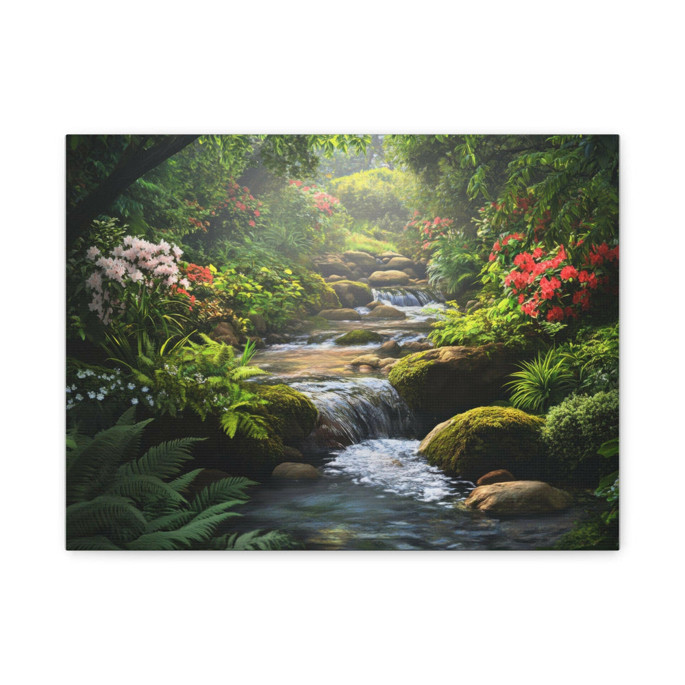 Serene Stream - Modern Oasis Sensory Design & Art Studio - Canvas
