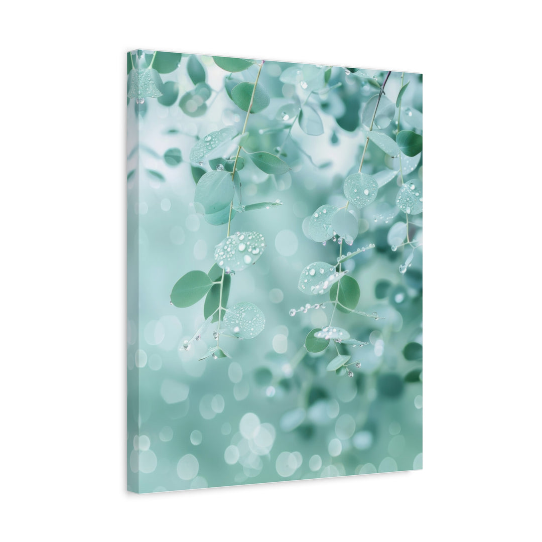 Serenity Leaves - Modern Oasis Sensory Design & Art Studio - Canvas