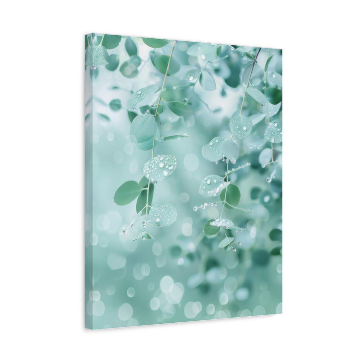 Serenity Leaves - Modern Oasis Sensory Design & Art Studio - Canvas