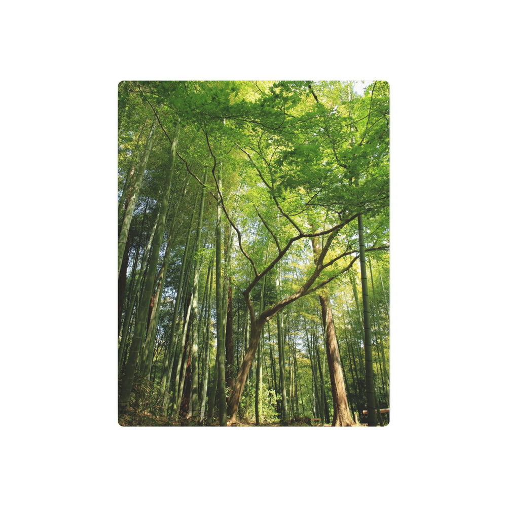 Green Bamboo Forest Metal Art - Modern Oasis Sensory Design & Art Studio - Home Decor