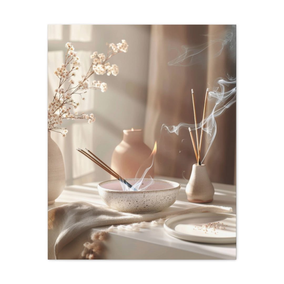 Serene Aroma - Modern Oasis Sensory Design & Art Studio - Canvas