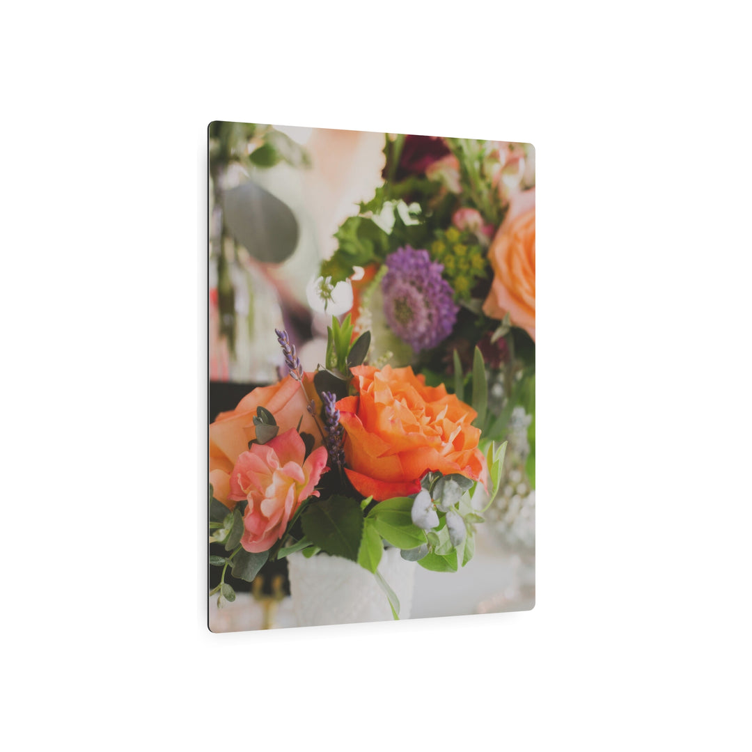 Vibrant Floral Metal Art - Modern Oasis Sensory Design & Art Studio - Home Decor