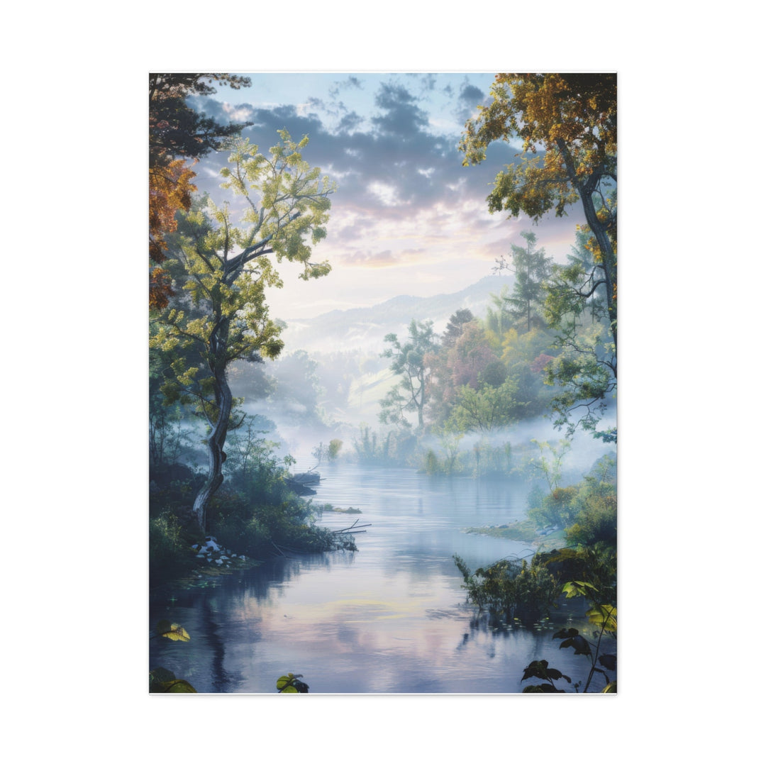 Serene Landscape Scene - Modern Oasis Sensory Design & Art Studio - Canvas