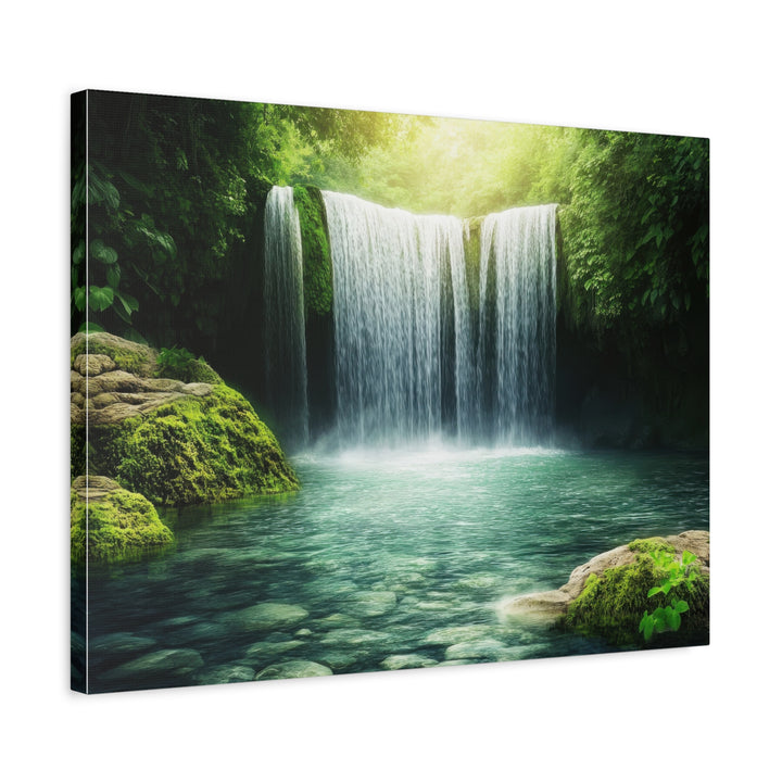 Tranquil Waterfall - Modern Oasis Sensory Design & Art Studio - Canvas