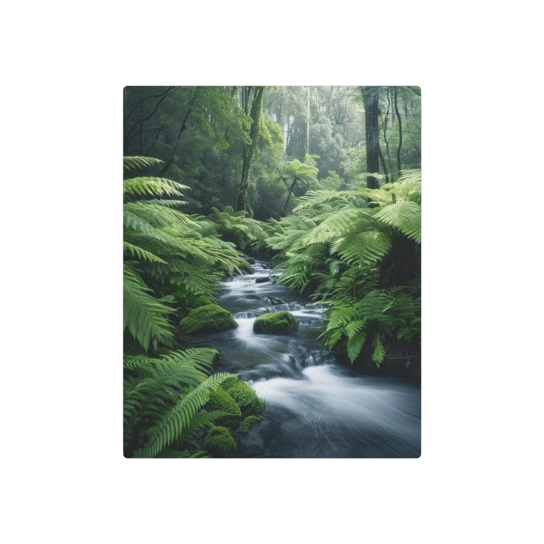 Serene Forest Nature Metal Art - Modern Oasis Sensory Design & Art Studio - Home Decor