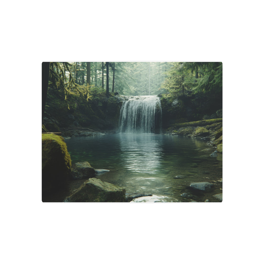 Serene Waterfall Metal Art - Modern Oasis Sensory Design & Art Studio - Home Decor