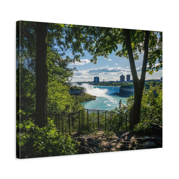 Waterfall Serenity - Modern Oasis Sensory Design & Art Studio - Canvas
