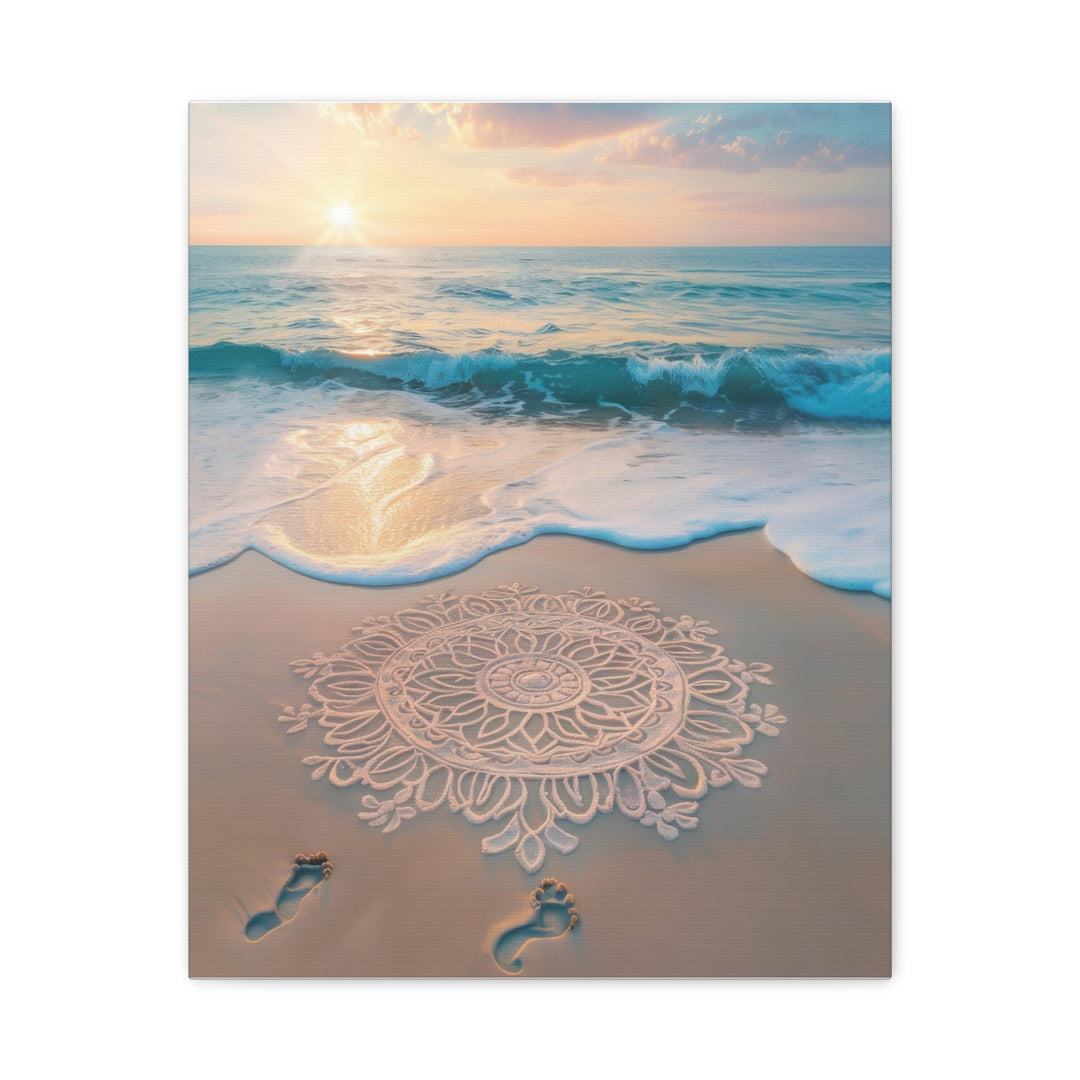 Serene Beach - Modern Oasis Sensory Design & Art Studio - Canvas