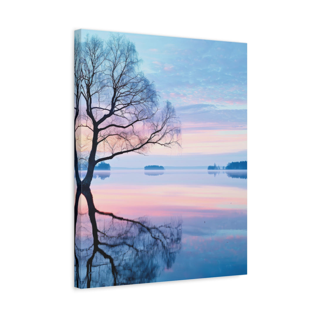 Serene Sunset Landscape - Modern Oasis Sensory Design & Art Studio - Canvas