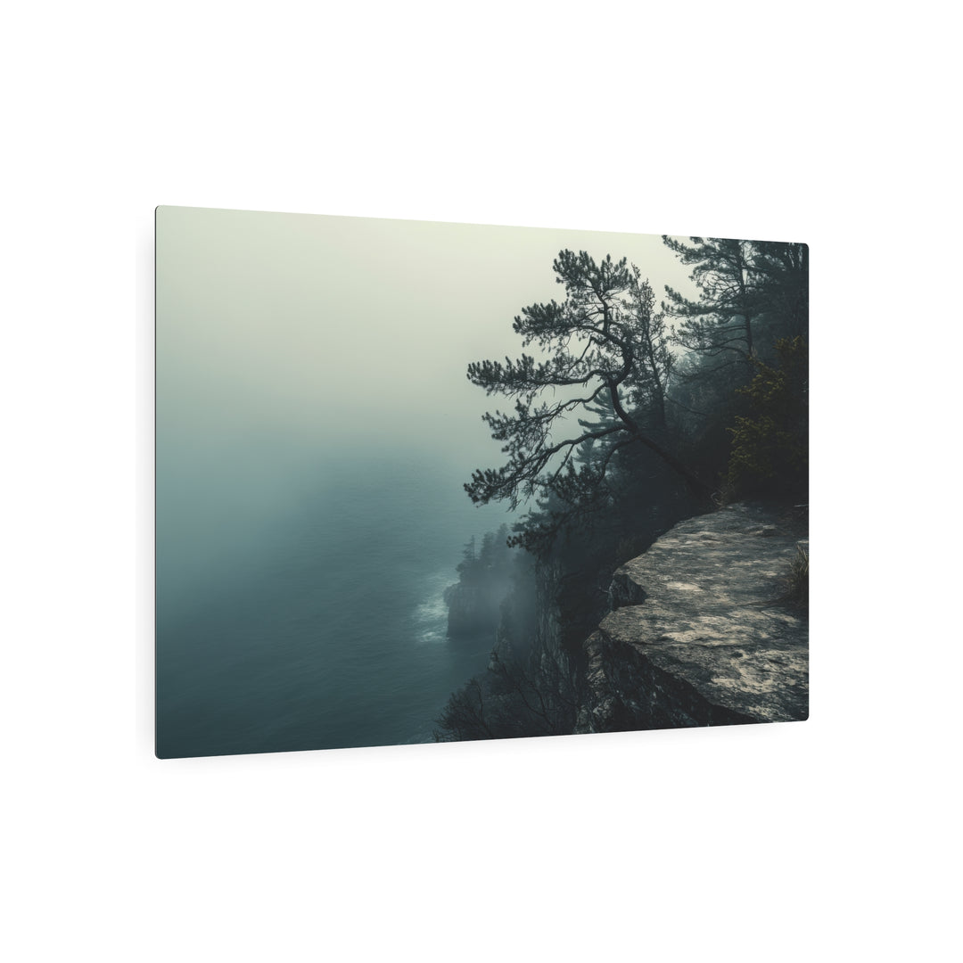 Misty Cliff Metal Art - Modern Oasis Sensory Design & Art Studio - Home Decor