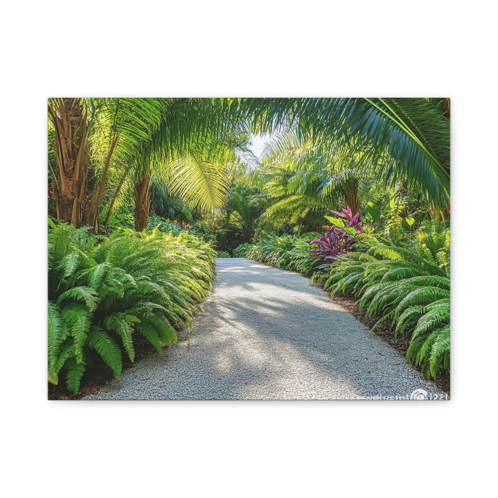 Serene Tropics - Modern Oasis Sensory Design & Art Studio - Canvas