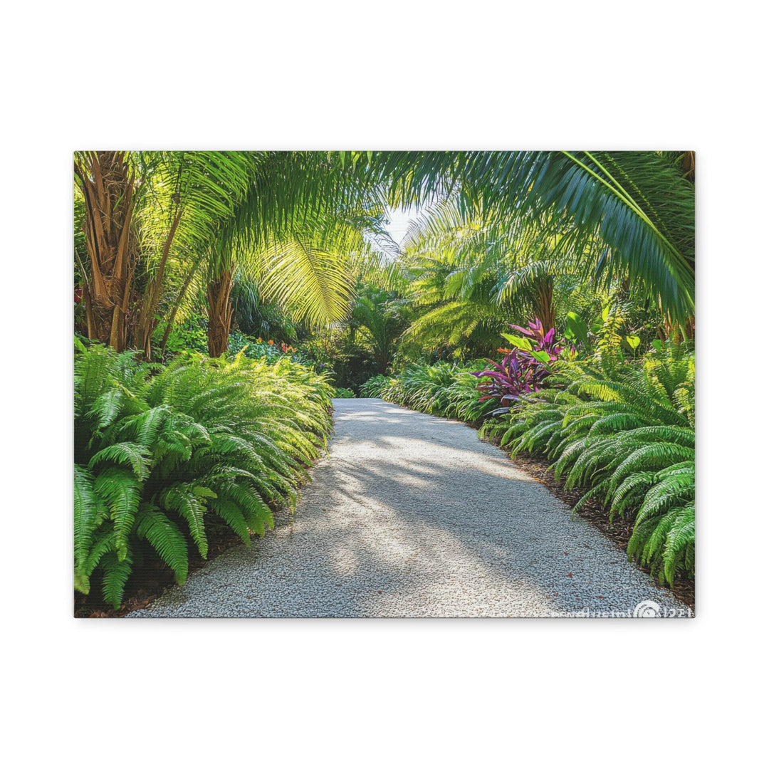 Serene Tropics - Modern Oasis Sensory Design & Art Studio - Canvas