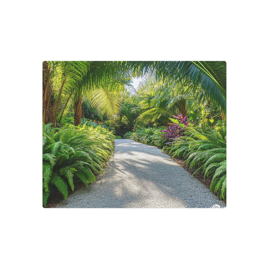 Serene Tropics Metal Art - Modern Oasis Sensory Design & Art Studio - Home Decor