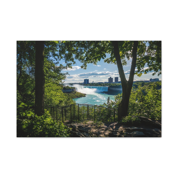 Waterfall Serenity - Modern Oasis Sensory Design & Art Studio - Canvas