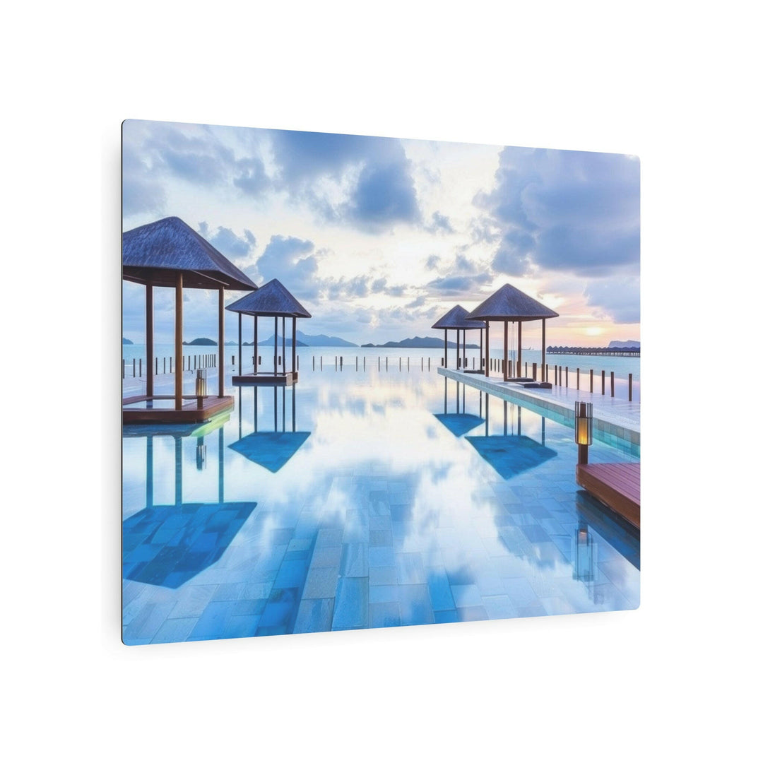 Tranquil Shoreline Metal Art - Modern Oasis Sensory Design & Art Studio - Home Decor