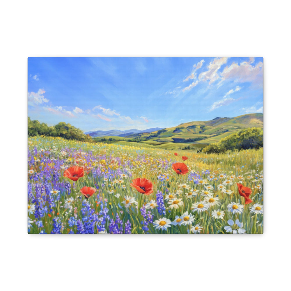 Blooming Serenity - Modern Oasis Sensory Design & Art Studio - Canvas